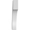 Ekena Millwork 5 1/2-in. W x 30-in. D x 36-in. H Westlake Architectural Grade PVC Knee Brace BRCP055X30X36WTL - alternate 6